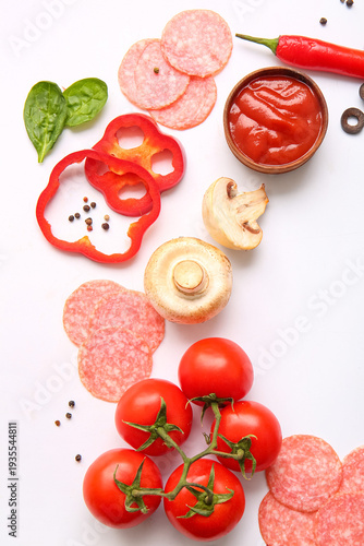 Fresh ingredients for prepa...