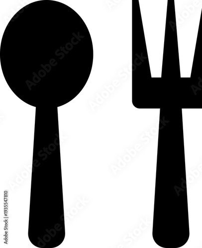 Blurred Black Silhouettes on White.