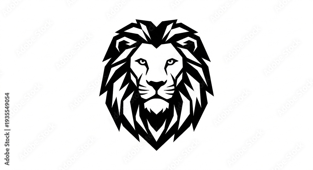 Fototapeta premium African lion vector image