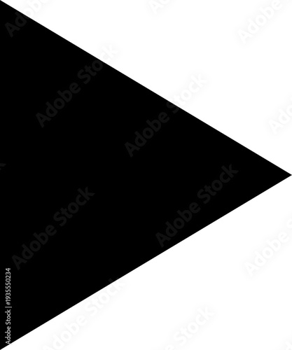 Blurred Black Shape on White.