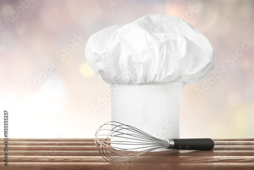 Chef's hat and whisk on tab...