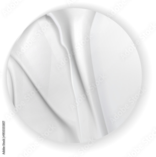 Wrinkled Circle Sticker