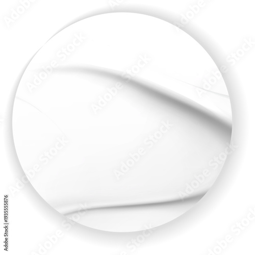 Round Adhesive Label