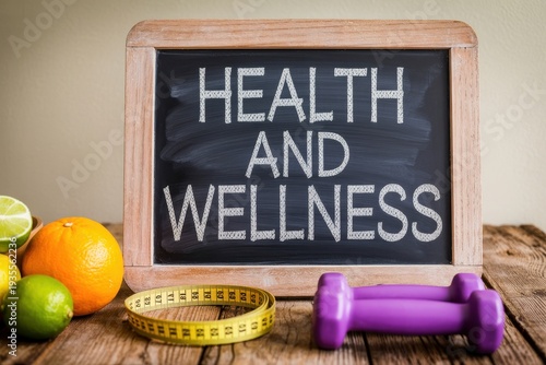 Chalkboard sign with 