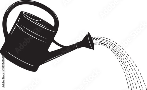 Black and white illustration of open file cabinet drawer