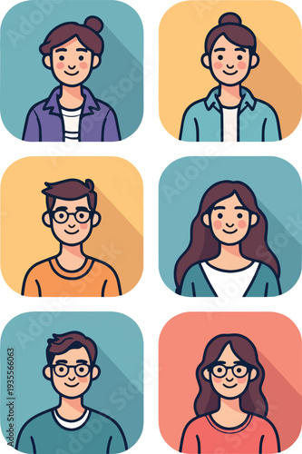 Community and society  Icon set. People, diversity, inclusion, teamwork, social support, equality, family, nonprofit icons. Thin line editable stroke vector illustrations,  VETTORIALE