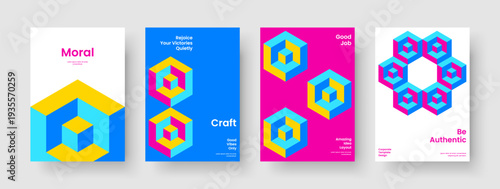Creative Report Design. Abstract Book Cover Layout. Geometric Banner Template. Background. Poster. Flyer. Brochure. Business Presentation. Journal. Newsletter. Handbill. Advertising. Magazine
