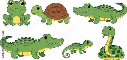 Flat vector illustration set of banking and currency elements including a classic bank building, glass jars with coins, dollar bills, gold coin stacks, and money bag.