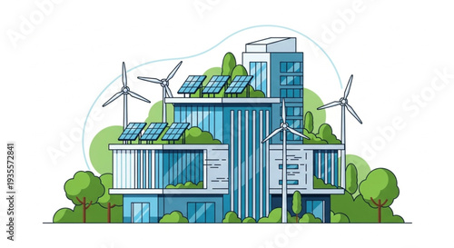 Sustainable Building with Renewable Energy.