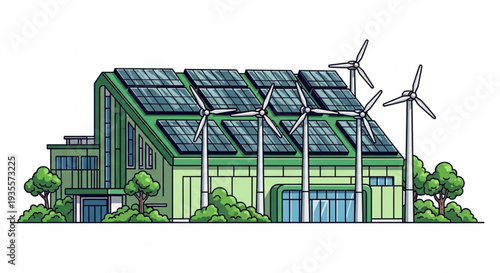 Sustainable Building with Renewable Energy.