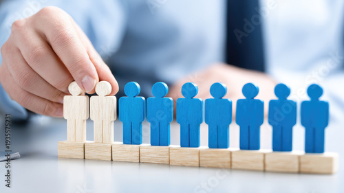 Human resource management concept recruitment selection hiring business career