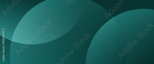 Elegant Dark Green Abstract Circle Background. A sophisticated vector illustration featuring deep emerald green overlapping circular arcs and smooth gradients.