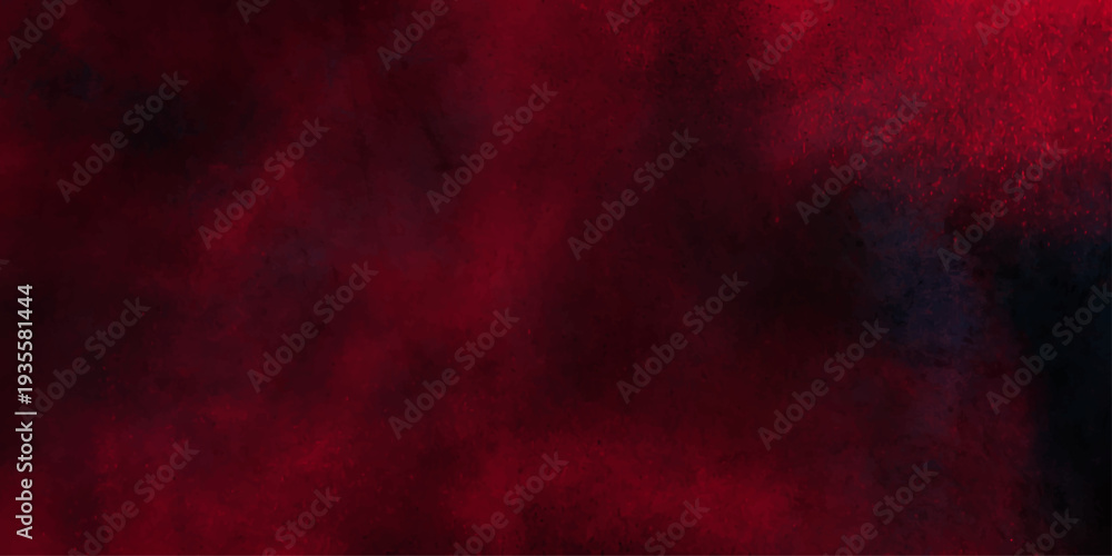 Fototapeta premium Abstract red and black textured smoke. grunge dark red textured painted background. abstract fire flame grunge texture background. Vintage grunge pattern for design and decoration space for text. 