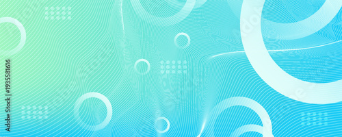 Modern banner background. full color, bright blue green gradation, wave eps 10