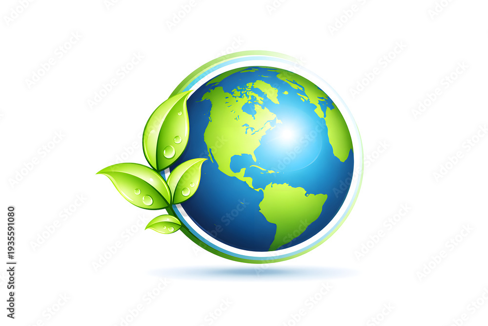 Obraz premium green planet earth