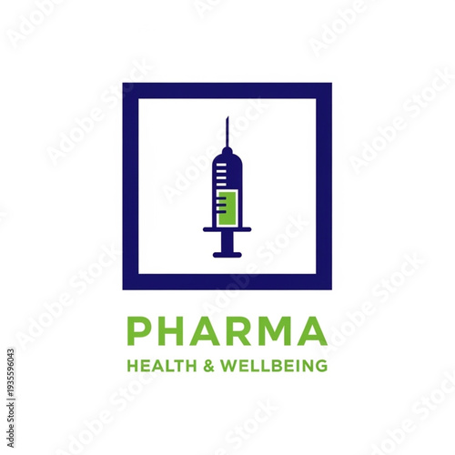 Pharmaceutical Logo Design for Health and Wellbeing.