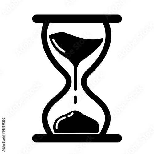 hourglass vector illustration