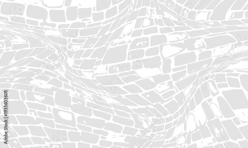Abstract white painted old brick Wall panoramic background