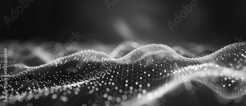 The silver lines of data that form the digital landscape symbolise technological progress and innovation, which is perfect for creating an atmospheric backdrop  