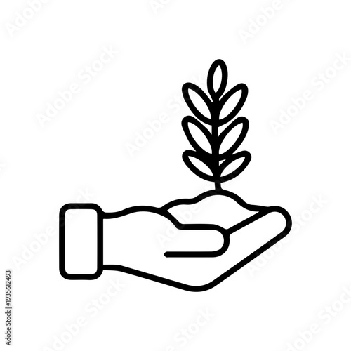 Hand Nurturing Green Growth