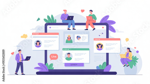 Colorful easter eggs in grass with clouds decorated eggs on a sunny day with blue sky