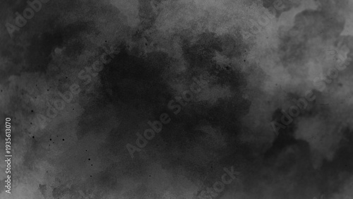 Dark Grey Watercolor Texture with Speckled Particles for Background Design