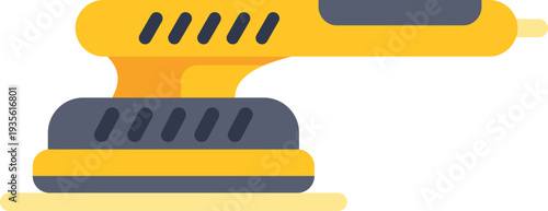 Orbital sander illustrating woodworking and construction tool