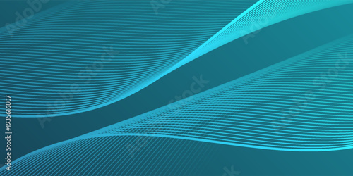 Modern Dark Green Japanese Zen Circular Line Pattern. A sophisticated abstract vector background featuring teal concentric circles and fluid ripple lines. Ideal for wellness branding,