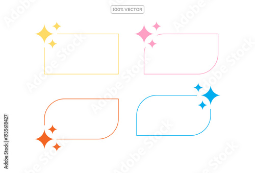 Collection of minimalist geometric and abstract line art frames featuring various shapes