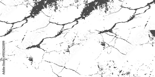 Abstract Grunge Wall Texture Vector with Cracked Concrete Surface, Dusty Distressed Grain Overlay and Rusty Scratch Effect Background Design.