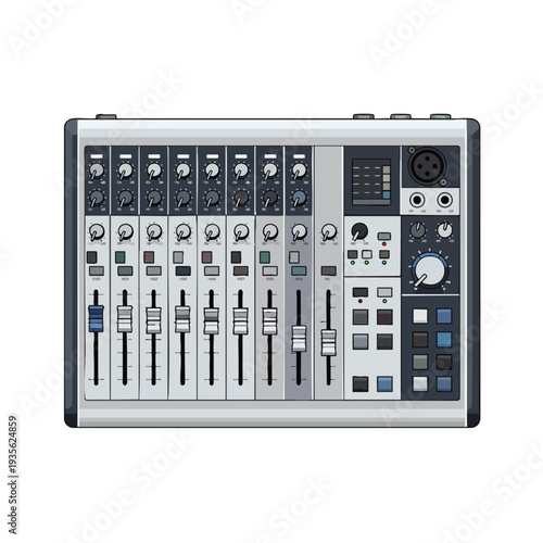 Professional Audio Mixing Console
