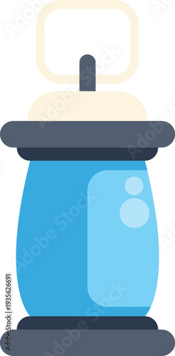 Camping lantern providing light for outdoor activities and travel