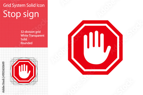 Stop sign, stop gesture, no entry