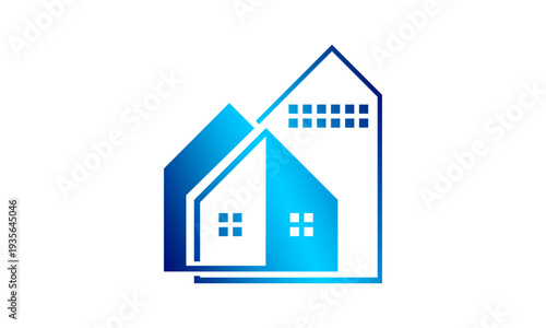 House property logo design vector