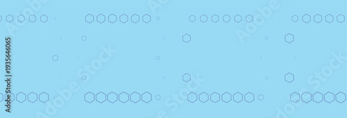 Abstract background of scattered light blue and white circular shapes and dots on a solid light blue backdrop evoking