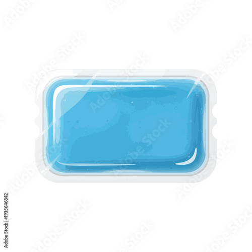 Refreshing Ice Cube in Clear Glass for Summer Drinks and Cooling Beverages