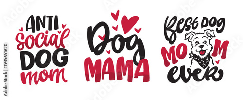 Funny hand drawn doodle lettering quote about  pet lovers. Lettering for t-shirt design, mug print, bag print, clothes fashion. 100% hand drawn vector image.