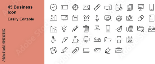 Best 45 Business Icon Pack