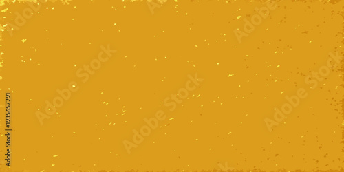 Solid gold background with subtle texture and scattered white speckles