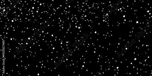 Abstract background featuring scattered white dots on a black canvas