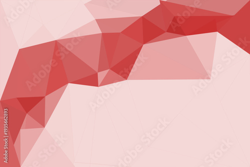 Red Low Poly Geometric Abstract Background