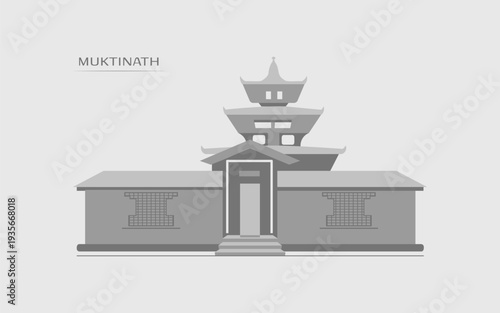 Muktinath Temple Gray