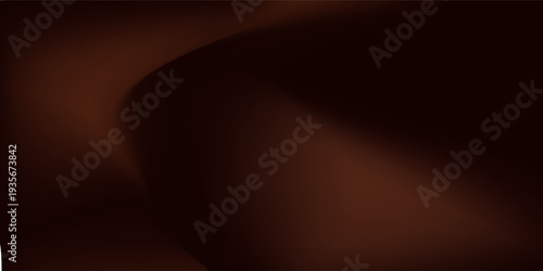 Black dark brown orange gold abstract luxury background. Silk satin fabric. Gradient ombre color. Curtain drapery fold line. Chocolate shade. Shiny glow glitter light. Design. Wide banner. Panoramic.