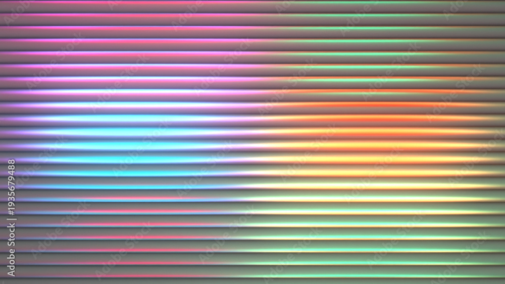 Obraz premium Multi-Color 3D Horizontal Cylinder Pattern