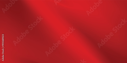 Abstract red gradient background, light and shadow on the backdrop with dimensions, hot tone wall with intense color, horizontal wallpaper.