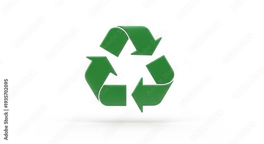 Obraz premium Sustainable Recycling Symbol – Eco Friendly Business Solutions & Environmental Awareness