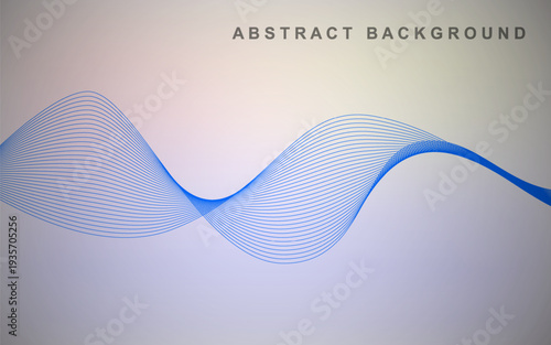 Abstract wave elements for design. Digital frequency track equalizer. Stylish line art background.