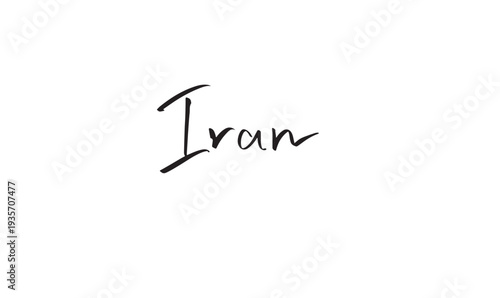 Iran text font calligraphy hand written lettering script black color object icon iran iranian country national international persia asia middle east ancient islam muslim politic government iran irania