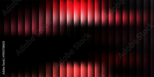 Futuristic vibrant circular gradient pattern with ribbed fractal glass texture blending smooth radiant colors. Bold dynamic abstract background perfect for creative digital design. Vector eps10