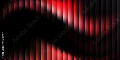 Futuristic vibrant circular gradient pattern with ribbed fractal glass texture blending smooth radiant colors. Bold dynamic abstract background perfect for creative digital design. Vector eps10